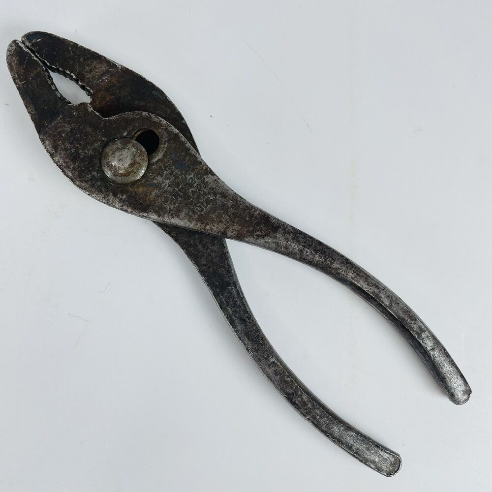 VTG NO 228 MADE IN USA SLIP JOINT 6.5” PLIERS WORKSHOP SERVICE TOOL Unbranded